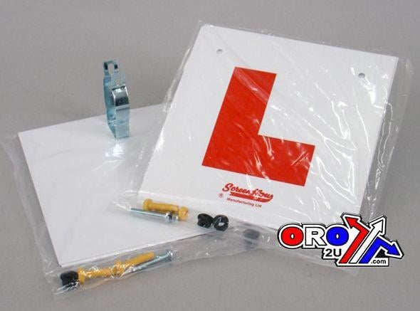 L Plate Clip & Bolt -pair
