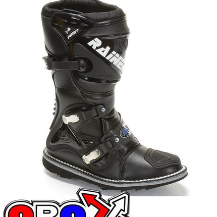 ATV Boots Black Us 5 Rainers 73038