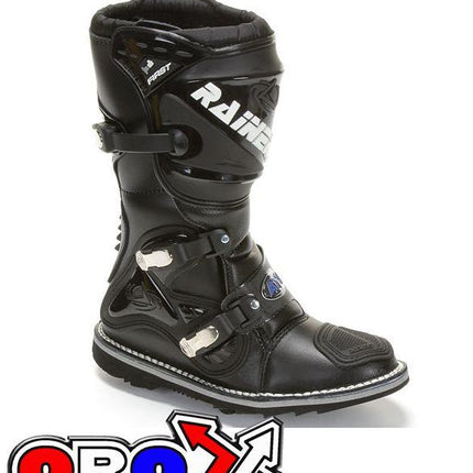 ATV Boots Black Us 7 Rainers 73041