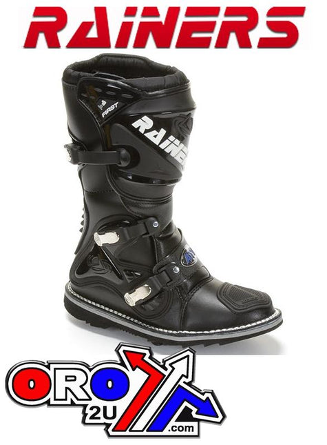 ATV Boots Black Us 13 Rainers 73047