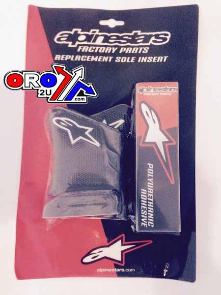 Inserts Black TECH-7 Size 7, Alpinestars A25INSSUT741007, For 2014 On TECH-7