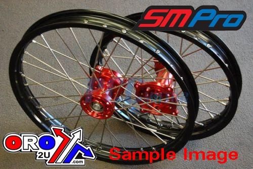 16x1.85 Wheel CRF150 Bk/rd, Sm Pro Rim Black Hub Red, SP06803610199 Race