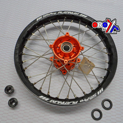 16x1.85 Wheel KTM 85 Blk/oe, Black Rim, Orange Hub, Race SP05706610199