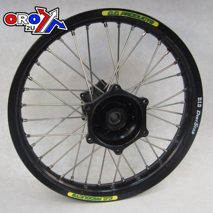 18x2.15 Wheel Gas Gas Bk/bk Cc, MX-6031 Rim Bk DID, Hub Black, 4 Bearing Super Strong Hub
