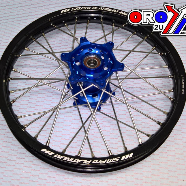 19x2.15 Wheel Yam Gloss Bk/be Race, MX-4021 Black Rim, Blue Hub, SP074.04.81.01.99 Gloss Rim