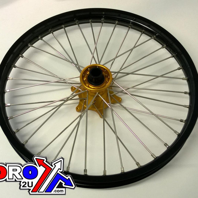 21x1.60 Wheel KTM Bk/gd, Black Rim, Gold Hub