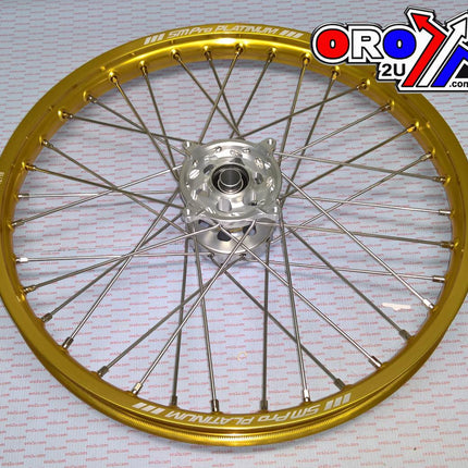 21x1.60 Wheel RMZ 05-23RACE, MX-3000 Gloss Gold Rim, Gloss Silver Hub, SP175.00.80.02.99 Gloss Rim