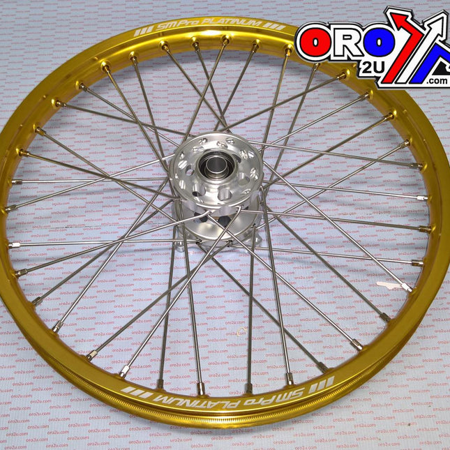 21x1.60 Wheel RMZ 05-23RACE, MX-3000 Gloss Gold Rim, Gloss Silver Hub, SP175.00.80.02.99 Gloss Rim