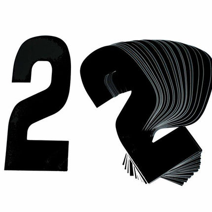 2 BLACK 8No.20cm. PACK