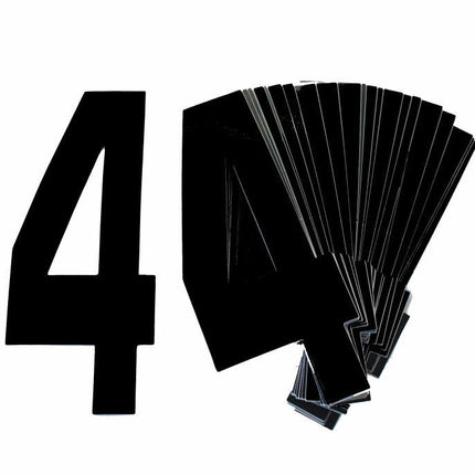 4 BLACK 8No.20cm. PACK