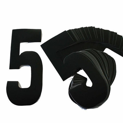 5 BLACK 8No.20cm. PACK