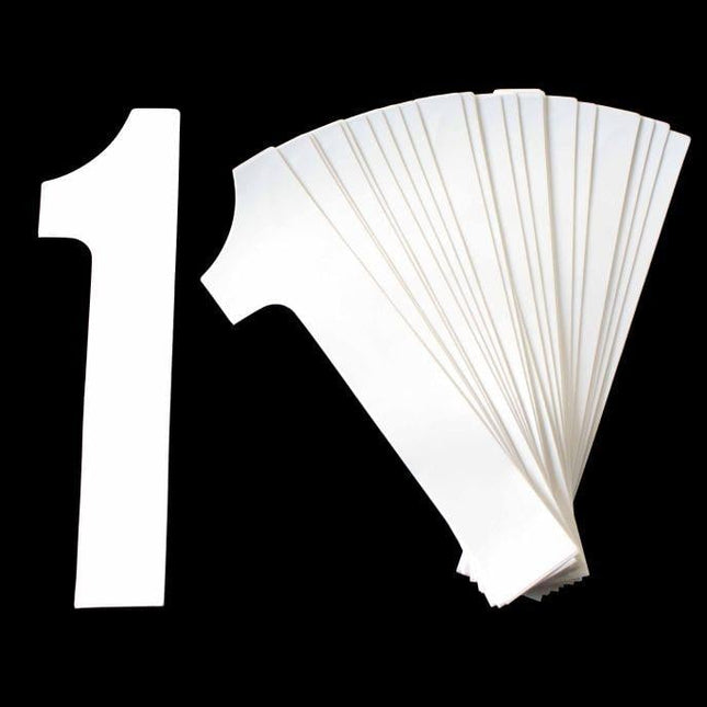 1 WHITE 8No.20cm. PACK