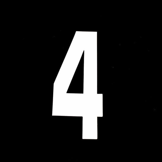 4 WHITE 8No.20cm. EACH