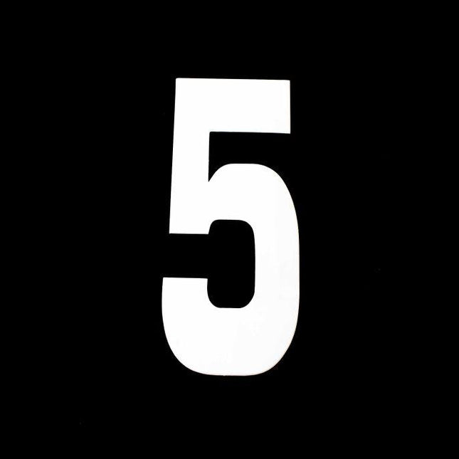 5 WHITE 8No.20cm. EACH