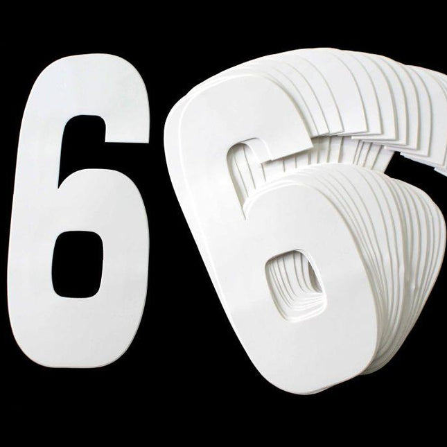6/9 WHITE 8No.20cm. PACK