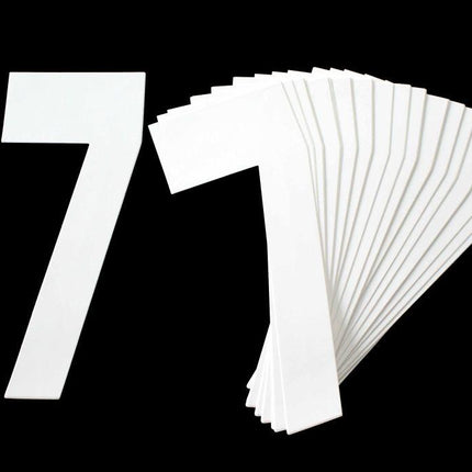 7 WHITE 8No.20cm. PACK