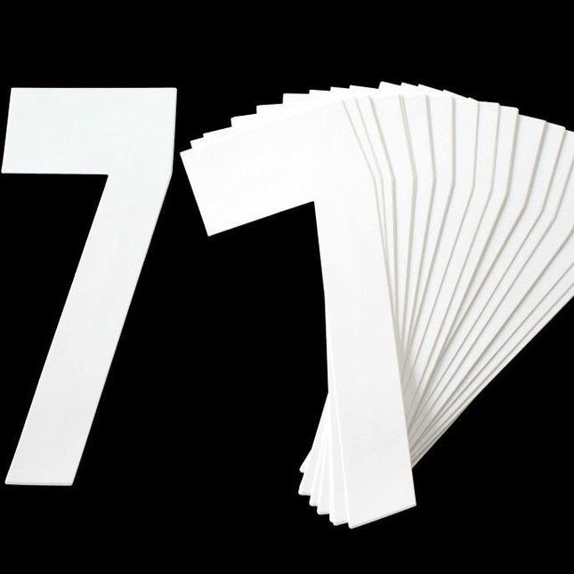 7 WHITE 8No.20cm. PACK