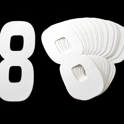 8 WHITE 8No.20cm. PACK