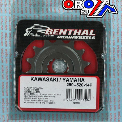 Front Sprocket Renthal 289, Kawasaki Yamaha 289--520-14P