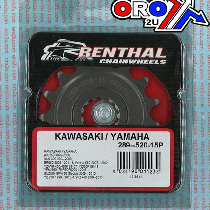 Front Sprocket Renthal 289, Kawasaki/yamaha 289-520-15P
