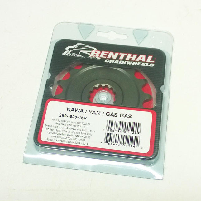 Front Sprocket Renthal 289, Kawasaki/yamaha 289--520-16P