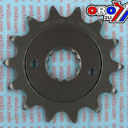 Front Sprocket Renthal 432, Suzuki/kawasaki ATV 432--520-14P, 432--520-14P