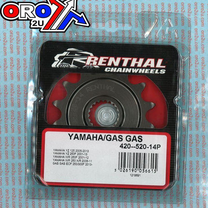 Front Sprocket Renthal 492, Yamaha/gas Gas 492--520-14P, 492--520-14P