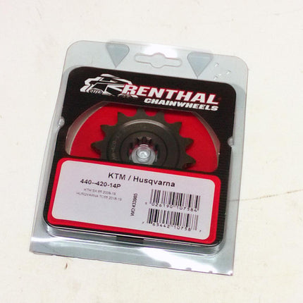 Front Sprocket Renthal 307, KTM 65SX 1998-08, KTM 307--420-14P, 30742014, 307--420-14P