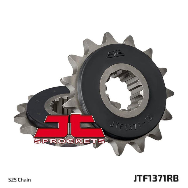 FRONT SPROCKET JTF1371.15RB JT, OE Rubber Cushioned