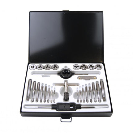 Tap And Die Set Metric 28 Piece Alloy Steel With Wrenches - Toolzone KDPTP099
