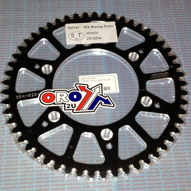 Mino Rear Sprocket Alloy Black 210, 25-554.520.47