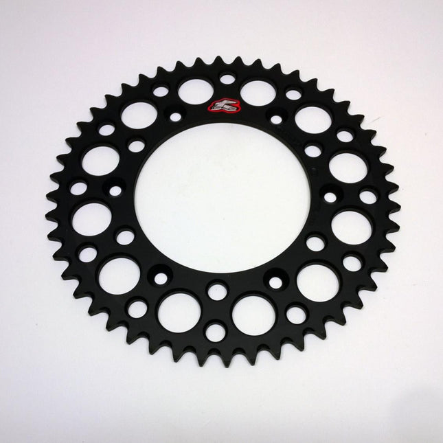 Rear Sprocket Alloy Renthal, Ultralite 154U-520-48GRBK Black, 154U-520-48GRBK