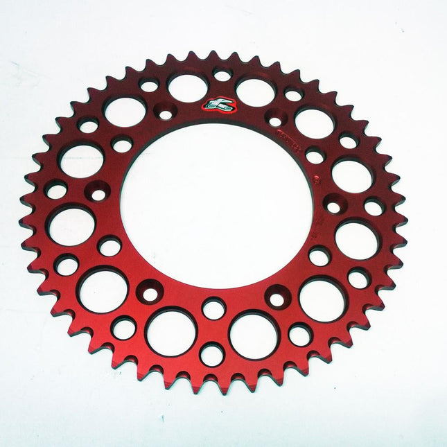 Rear Sprocket Alloy Renthal, Ultralite 154U-520-48GRRD Red, 154U-520-48GRRD