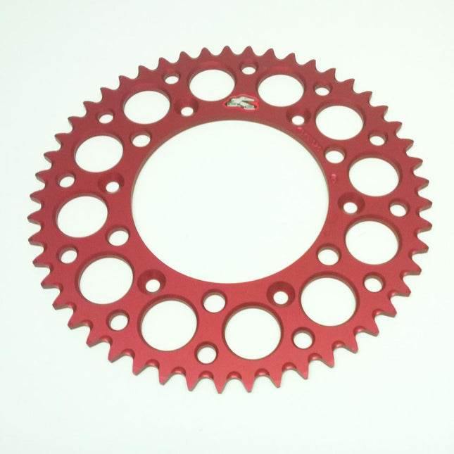 Rear Sprocket Alloy Renthal, Ultralite 154U-520-49GRRD Red, 154U-520-49GRRD