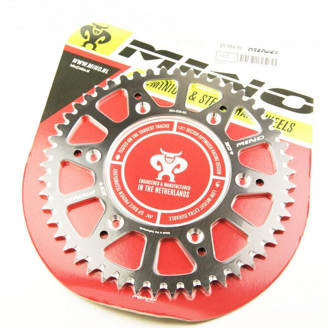 Mino Rear Sprocket Alloy Black 210, 25-554-50 Black