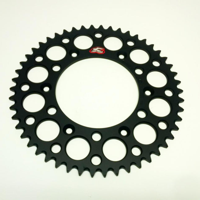 Rear Sprocket Alloy Renthal, Ultralite 154U-520-50GRBK Black, 154U-520-50GRBK