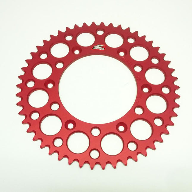 Rear Sprocket Alloy Renthal, Ultralite 154U-520-50GRRD Red, 154U-520-50GRRD