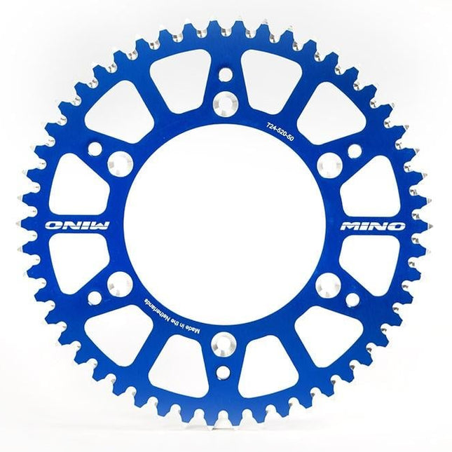 Mino Rear Sprocket Alloy Blue, 25-554-51 Blue