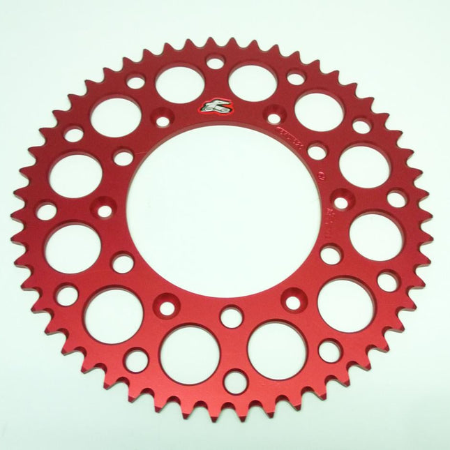 Rear Sprocket Alloy Renthal, Ultralite 154U-520-52GRRD Red