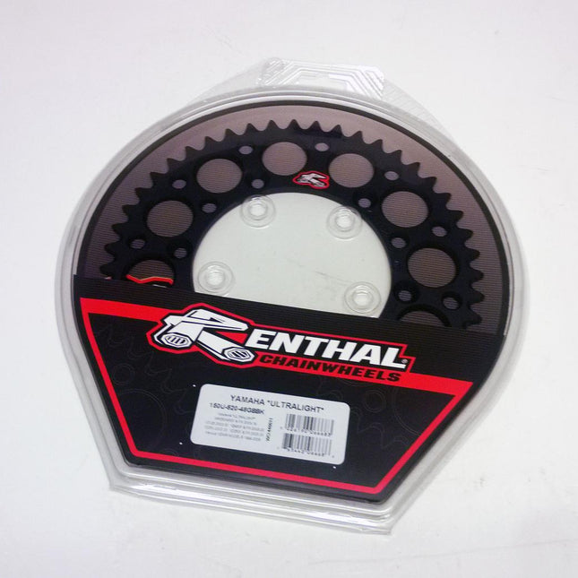 Rear Sprocket Alloy Renthal, Ultralite 150U-520-48GBBK Black