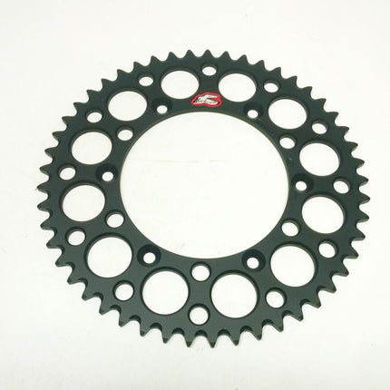 Rear Sprocket Alloy Renthal, Ultralight 150U-520-49GBBK Black, 150U-520-49GBBK