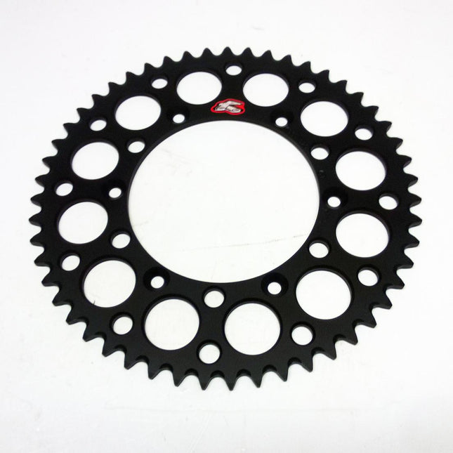 Rear Sprocket Alloy Renthal, Ultralite 150U-520-51GBBK Black, 150U-520-51GBBK
