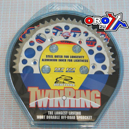 Rear Sprocket Twinring Yam, Renthal 1500-520-51GPSI JTR251