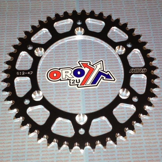 Mino Rear Sprocket Alloy Black 460, 25-612-47