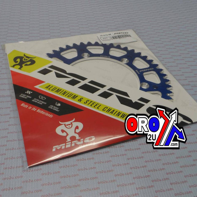 Mino Rear Sprocket Alloy Blue, Mino 25-612-49 Blue