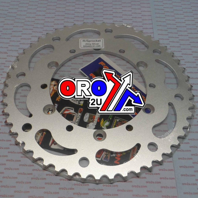 Rear Sprocket Alloy 51 [JTR460.51] 520 Silver