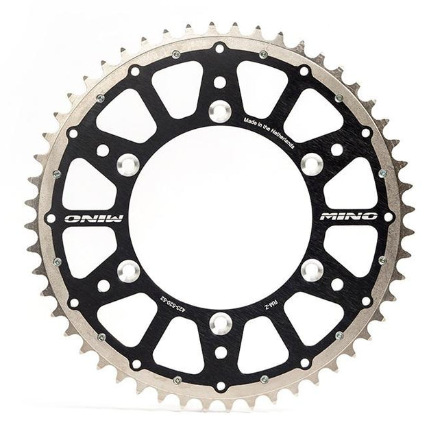 Mino Rear Sprocket Fusion 2-RING, 23-612-51 Black Steel/alloy