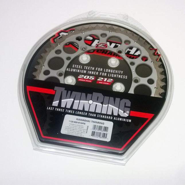Rear Sprocket Twinring Kaw, Renthal 1120-520-51GPSI Kawasaki
