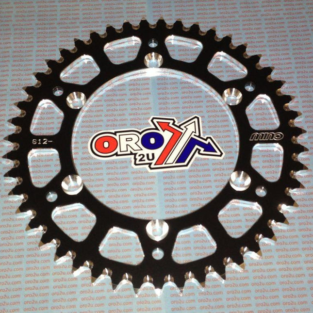 Mino Rear Sprocket Alloy Black, 25-612-52 Black JTR460