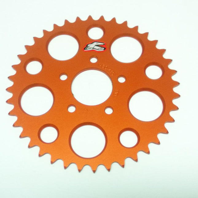 Rear Sprocket Renthal 480, KTM 50 2010-2013 40T Orange, 480--415-40P-OR